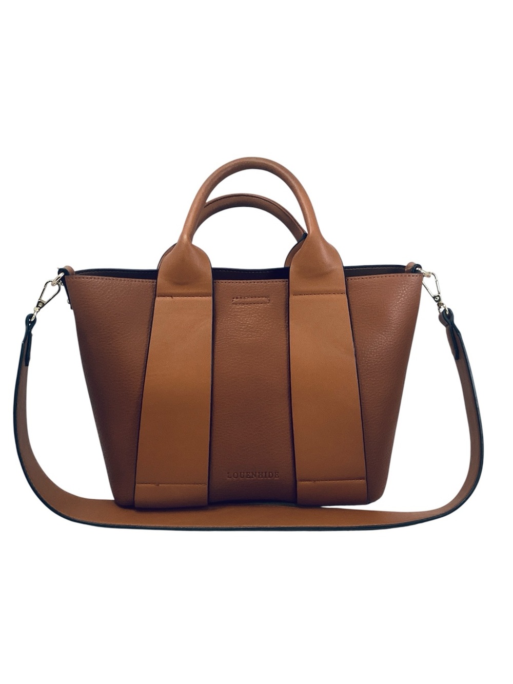 💚 Louenhide Leather Tote Bag with Detachable Strap